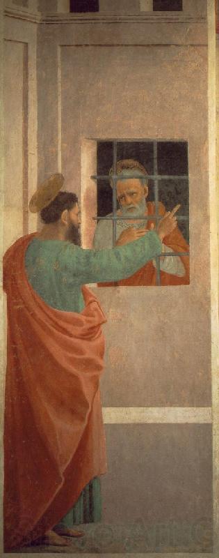 LIPPI, Filippino St Paul Visits St Peter in Prison dh Spain oil painting art